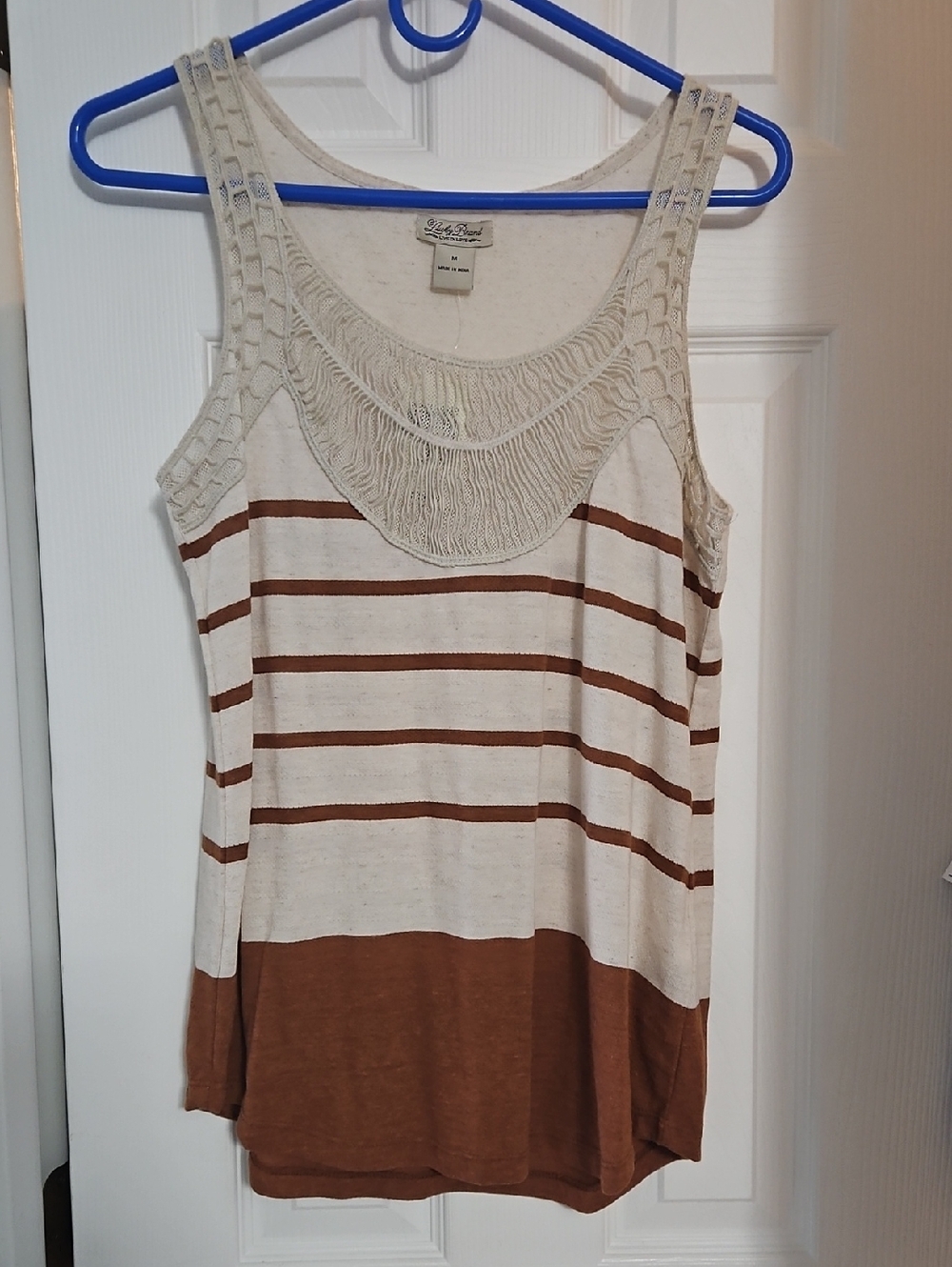 NWT Lucky Brand Size Medium Tank Top